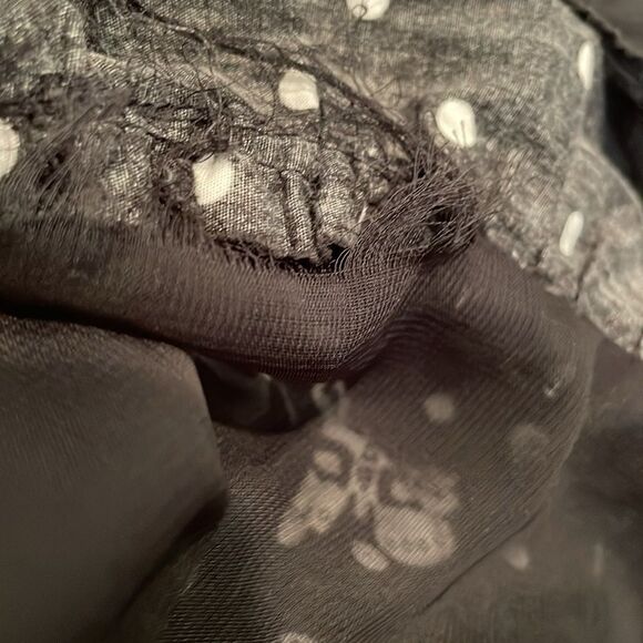 Veilond Black and White Poka Dot Dress Women's size L - Picture 6 of 6